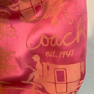 Coach Vibrant Pink Shoulder Bag